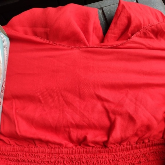 Wide leg red wilfred jumpsuit - Picture 6 of 9